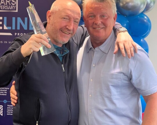 Mark Received The Long Service Award at our Trueline 30th Anniversary Event